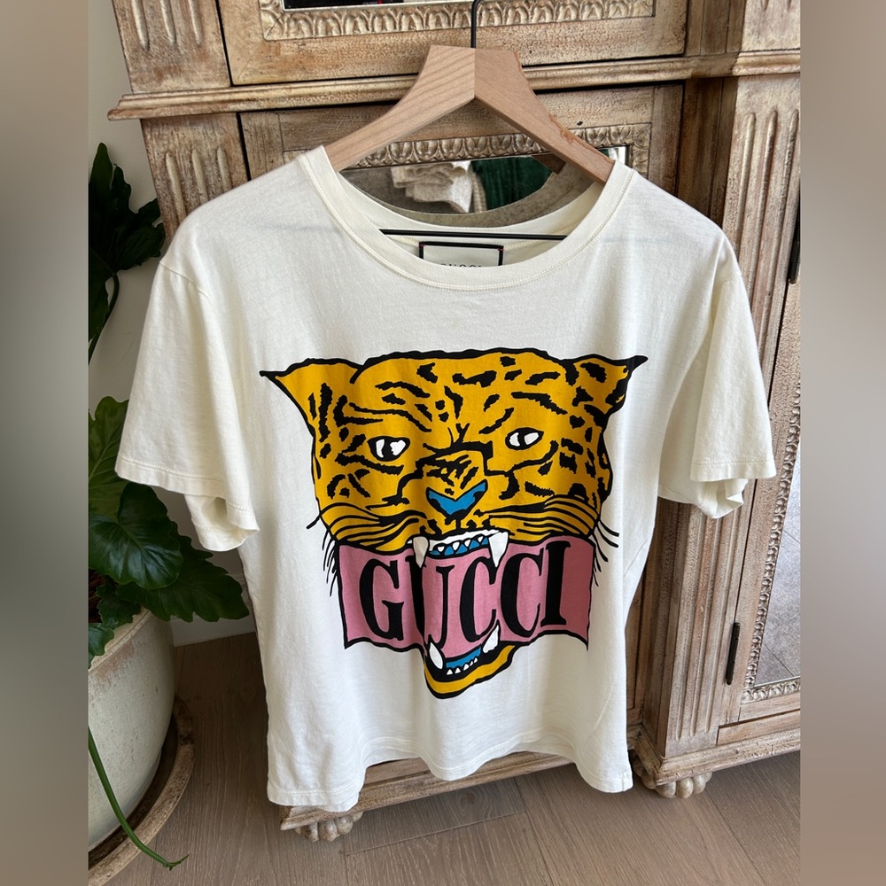 Gucci Tiger print T shirt S